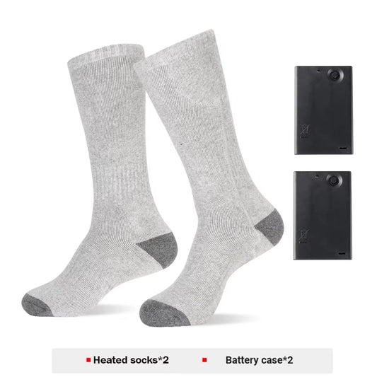 Stay Warm This Winter with Rechargeable Electric Heating Socks for Men - Perfect for Skiing, Camping, and Outdoor Adventures